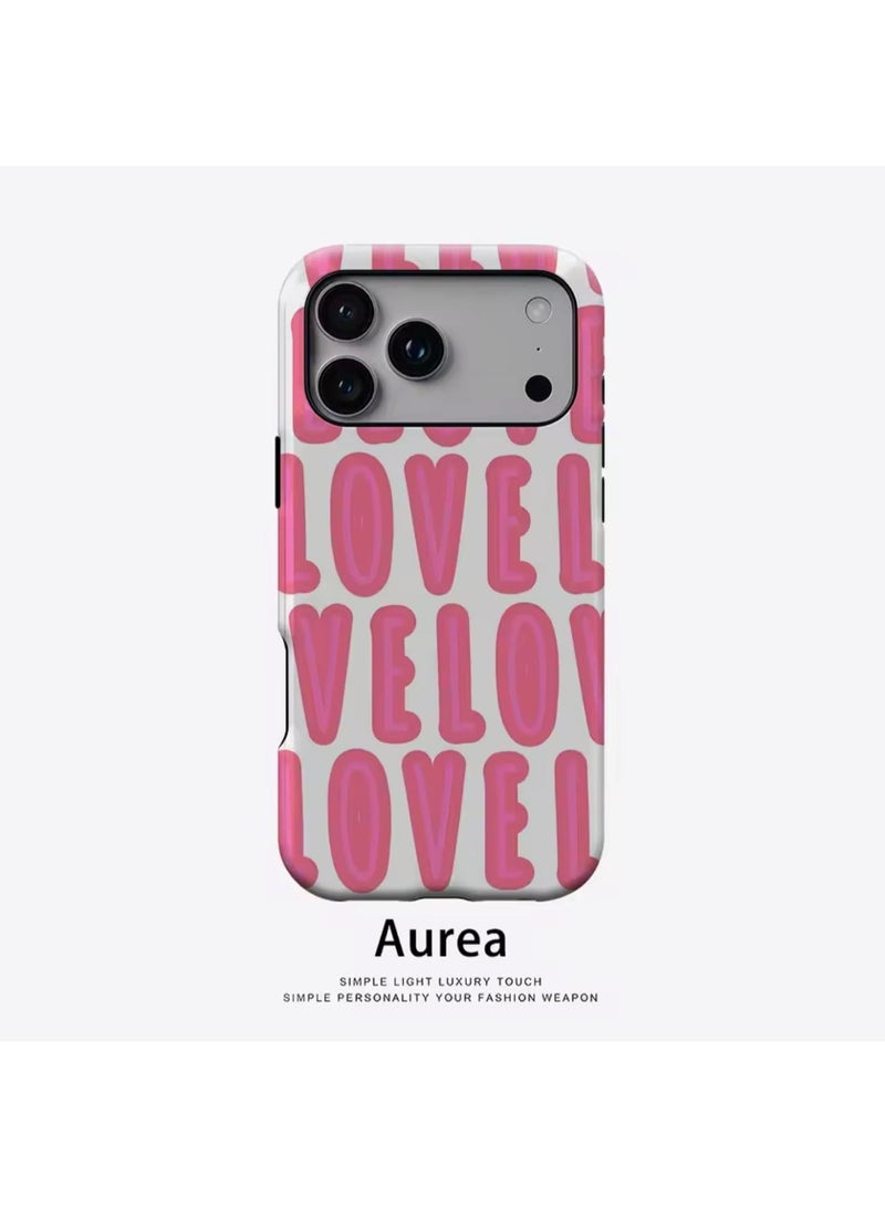 Multi Impex iPhone 17 Pro Max Sweet Pink LOVE Phone Case - Image 1